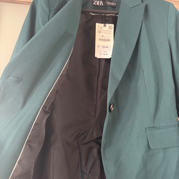 Zara Turquoise Green Matching Suit - Picture 3 of 9